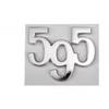 Car Styling 595 695 3D Car Body Fender Rear Trunk Adhesive Metal  Badges Sticker Emblems Decals for 595 695 Logo