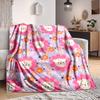 1pc Floral Animals Blanket, Lightweight Flannel Throw Blanket for Sofa, Bed, Travel, Camping, Living Room, Office, Couch, Chair, and Bed
