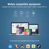 3.5mm Stereo Headsets Portable In Ear Wired Earphones 3.5mm Plug Delicate for Mobile Phone PC Laptop Computer MP3