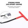 SEAMETAL Motorcycle Exhaust Spring Puller Remover Tool Nonslip Handle T Shaped Spring Install Removal Tool for Scooter