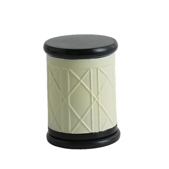 Toothpick Dispenser with Lid Dust-proof Pattern Tooth Modern Rhombus Picks Storage Container