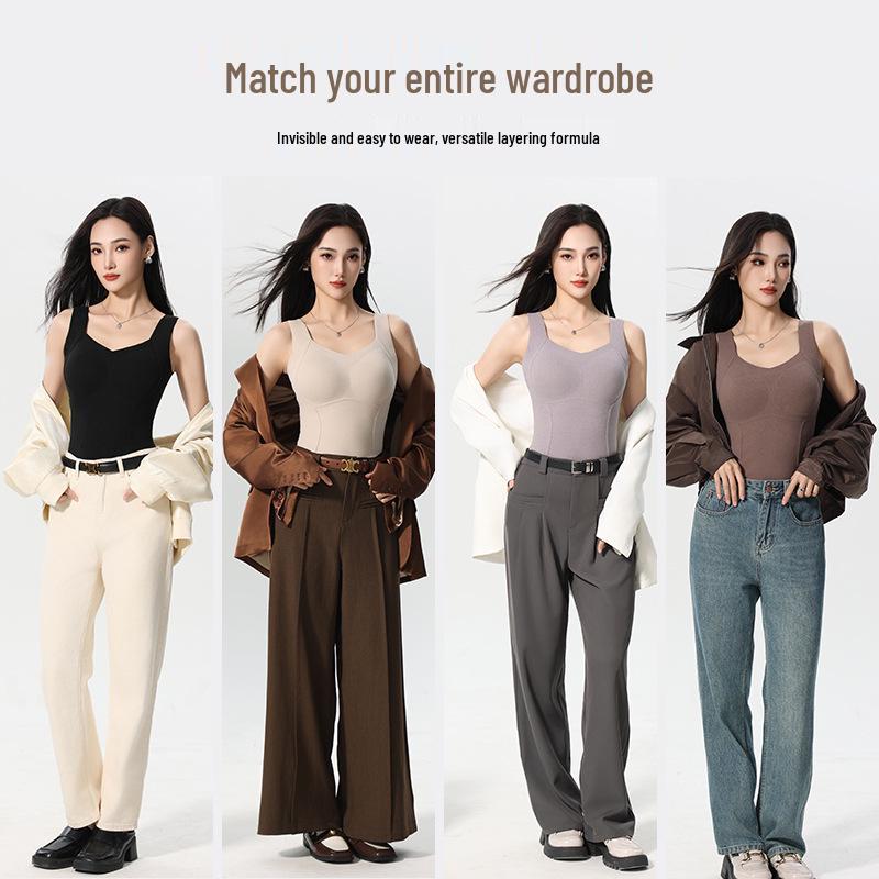 Grafenová hřejivá bezešvá vesta a základní vrstva zeštíhlující tvarovač postavy 8867