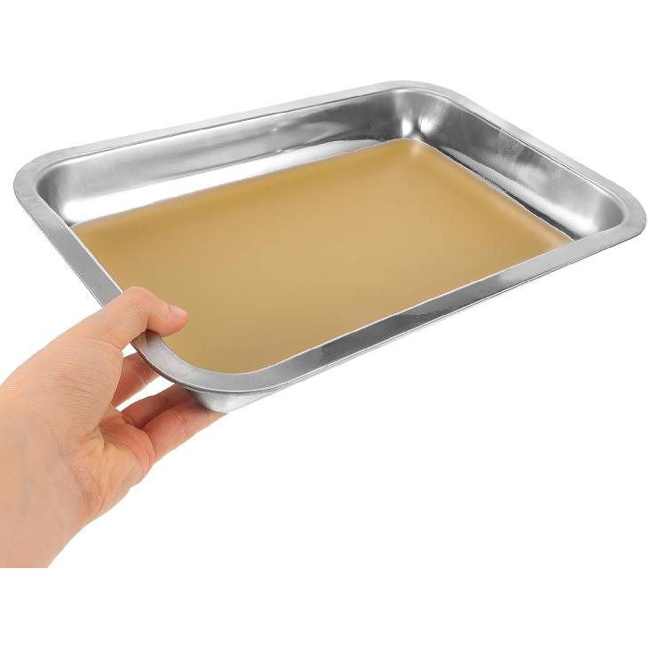 Hemoton Wax Dissection Tray,Stainless Steel Dissection Tray,Premium Anatomy Tray,Wax Dissecting Tray,Dissection Pan with Wax,Lab Dissecting Pan