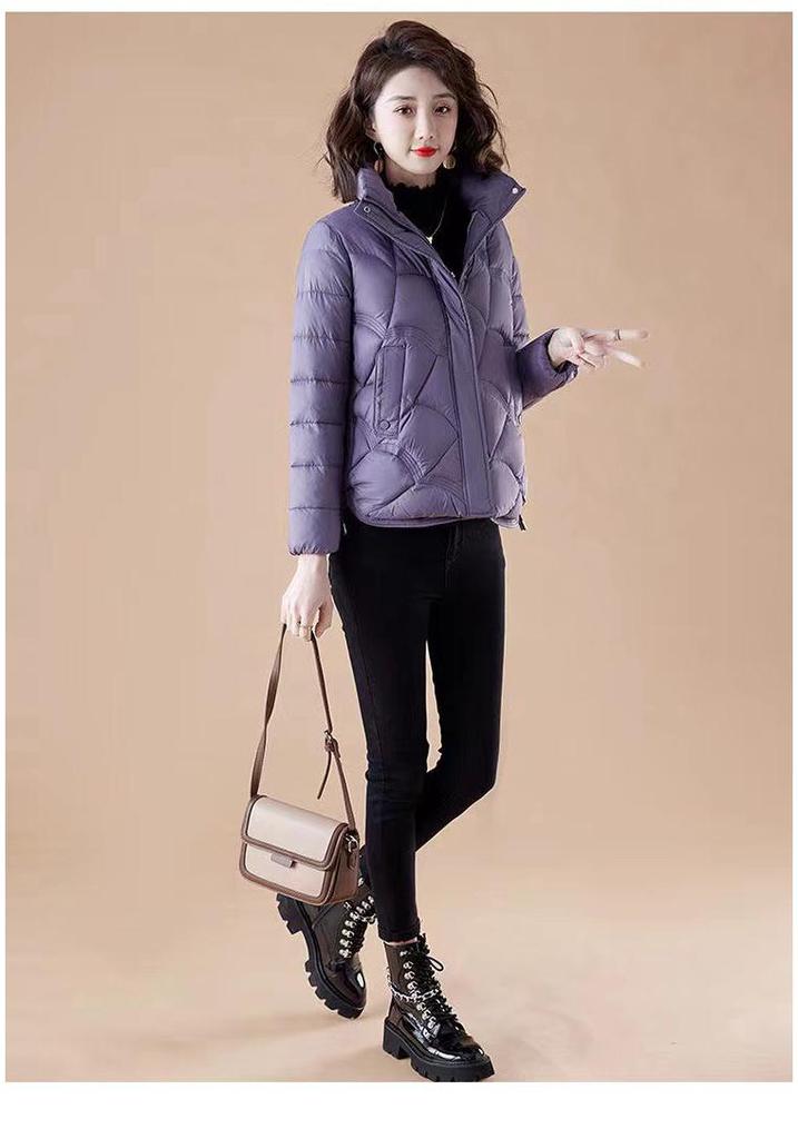 Women's Petite Loose-Fit Short Down Cotton Jacket - Autumn/Winter 2026