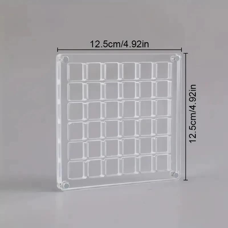 33–36 grid acrylic transparent shell storage