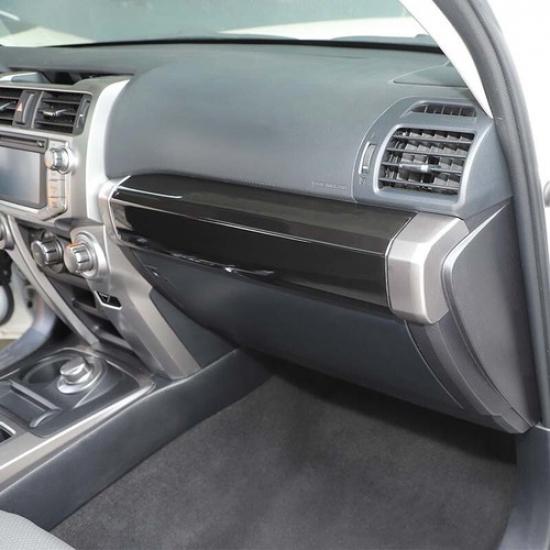 Glossy Black Center Console Co-Pilot Dashboard Panel Trim Cover For 4Runner 10+