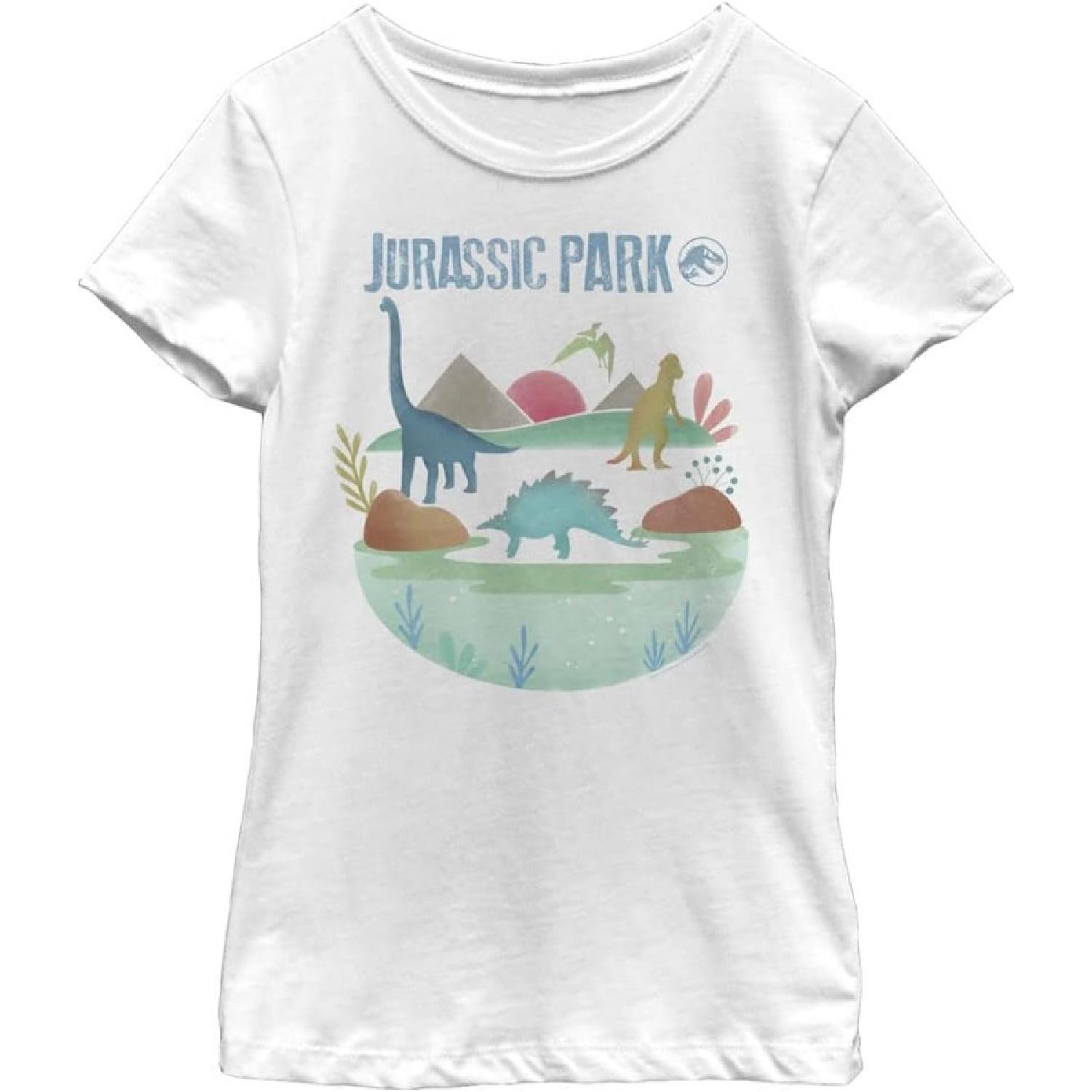 Jurassic World Girl s Wc Dinos T-Shirt S