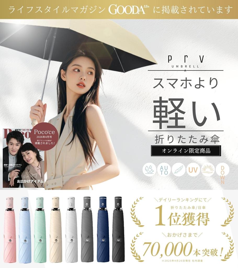 Prv in Magazines Lighter than a Yet Folding Sun and Rain Automatic Super Temperature UV Sun Heat Folding Umbrella for Women and with Storage Bag