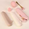 Makeup Sponge Holder Compact Size Silicone Organizer with Non-Slip Bottom Air Circulation Sponge Box Quick Drying Makeup Sponge Case