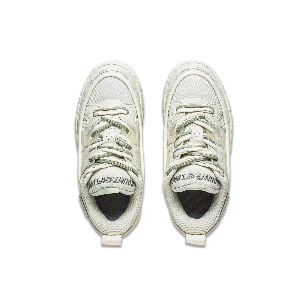 Li Ning CF Su Yu 3.5 Casual Versatile Non-Slip Wear-Resistant Low-Top Sneakers Women Sneakers Beige AGCT332-3