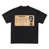 T-shirt in Cotone con Stampa Grafica Young Thug Girocollo Alta Qualità Manica Corta Casual Streetwear Y2k Abbigliamento Uomo Streetwear