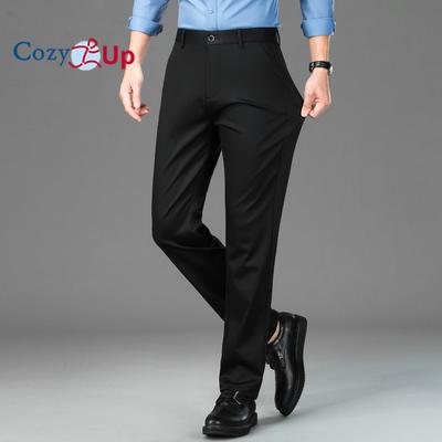 Cozy Up Men's Business Slim Straight Stretch Stretch Versatile Formal Casual Pants