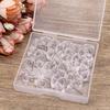 Children's Transparent Round Push Pins Box for Cork Board