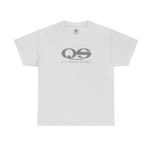 Vintage Retro Quadraphonic QS 4 Channel Stereo DISTRESSED Record Tee NWT