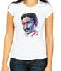 Nikola Tesla Short Sleeve Woman T-Shirt G028