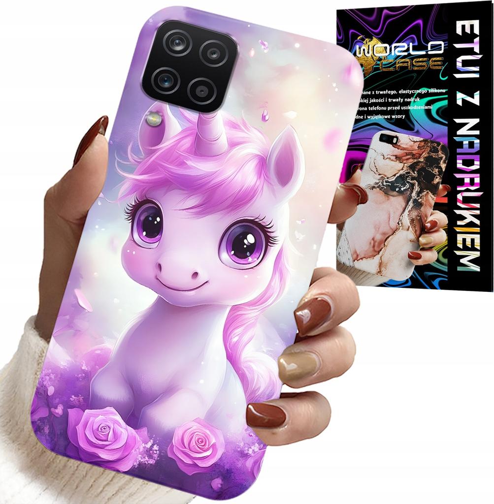 Etui Do Samsung Galaxy A22 5G - Słodki Jednorożec, Wzory Dla Dzieci Case