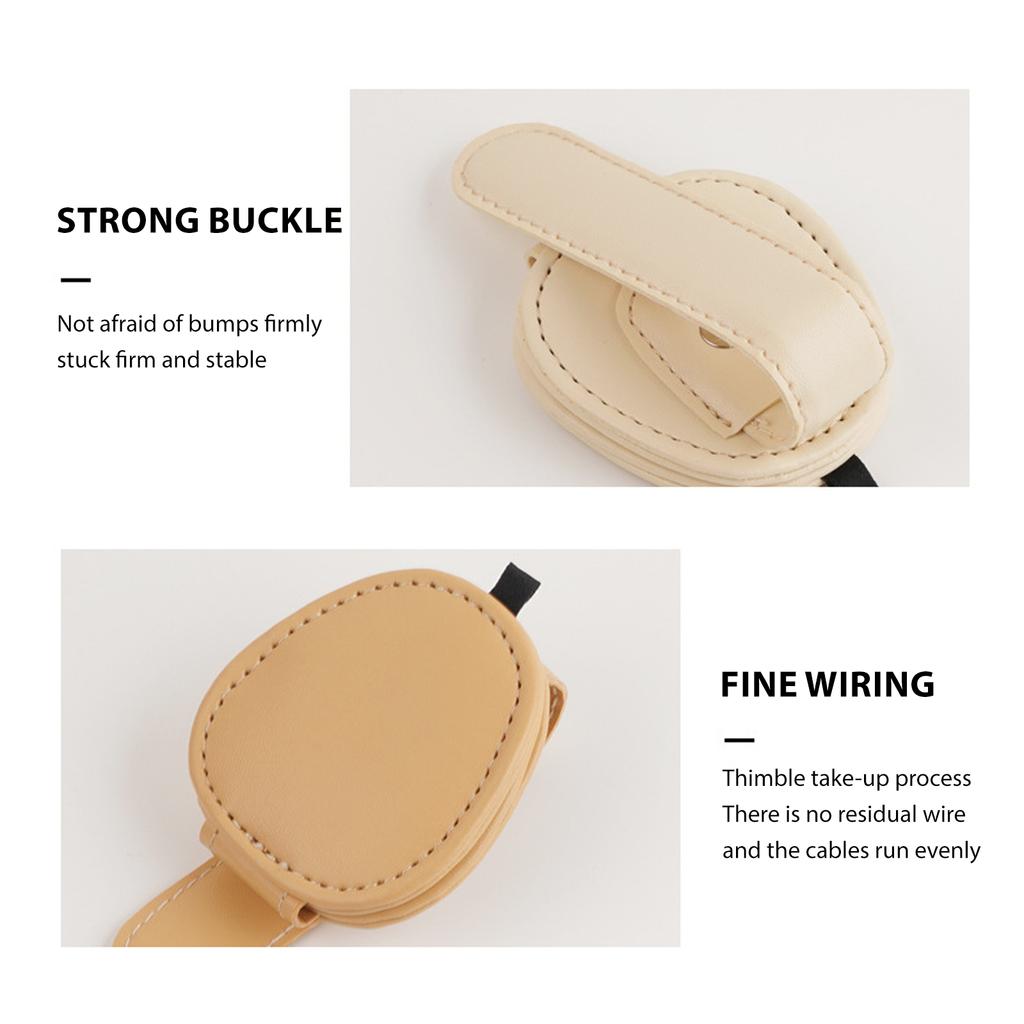 Car Multifunctional Glasses Clip PU Material Car Storage Glasses Clip Sun Visor Universal Car Sunglasses Clip 2025 New