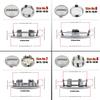 Wheel Center Cap 61mm VOLK RAYS Emblem 65mm 68mm Wheel Cover Hub Cap 69mm 74mm 75mm 76mm Car Rim Tire Accessories