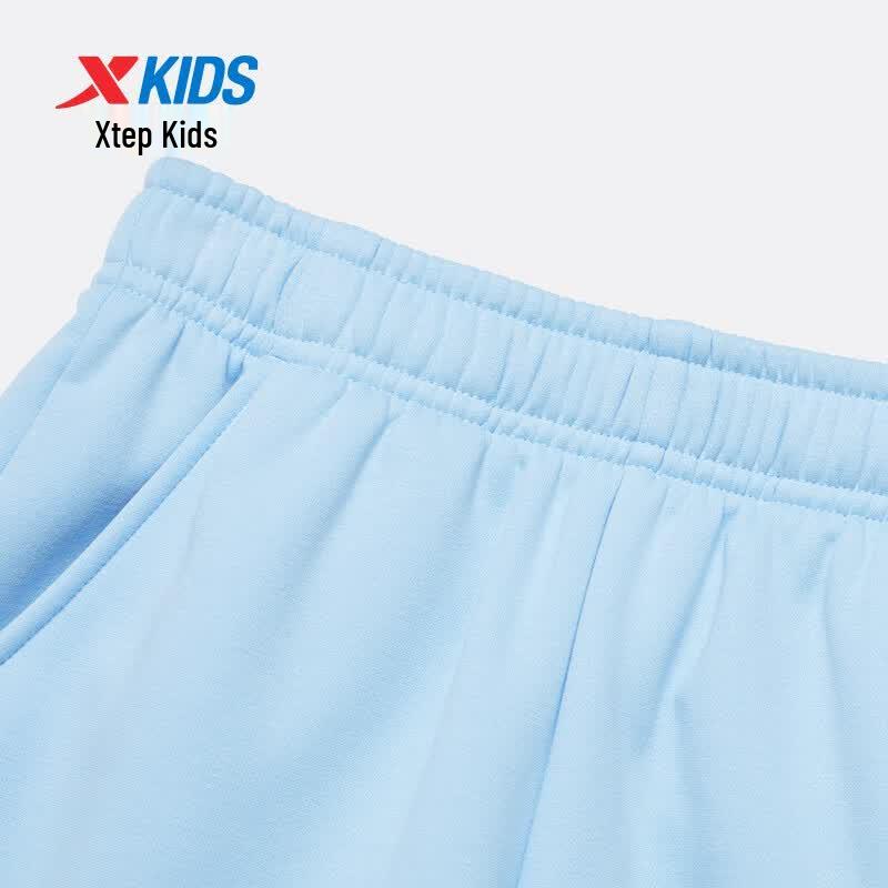 Xtep Kids' Winter Fleece-Lined Cuffed Knit Pants