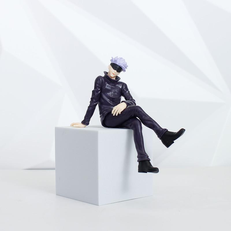 13cm Japanese Anime Jujutsu Kaisen Figure Gojo Satoru Action Figure PVC Model Toys Collectible Statue Noodle Stopper Kids Gift