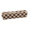Knitted Checkerboard Pen Bag Large Capacity Portable Zipper Boys Girls Students Pencil Stationery Pouch Case School Supplies