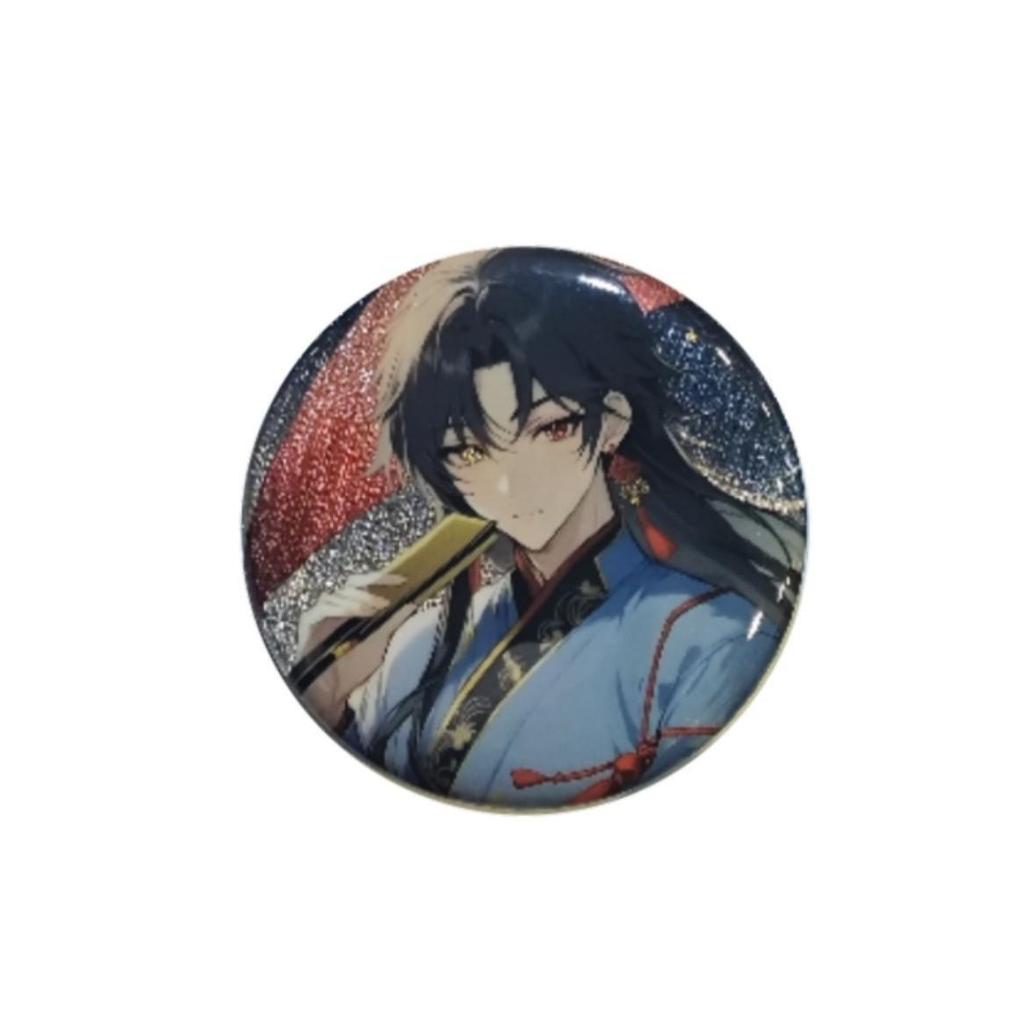 Ch Five Nations Porcelain Daddy Badge: Anime Brooch Tinplate Trend