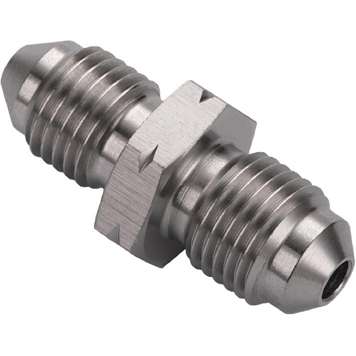 3AN Male to 3AN Male Stainless Steel Brake Clutch Fuel Oil Fitting Adapter Coupler