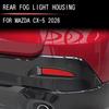 For Mazda CX‑5 2026‑2028 LHD RHD Car Rear Fog Light Eyebrow Trim Fog Lamp Cover Decor Exterior Accessories