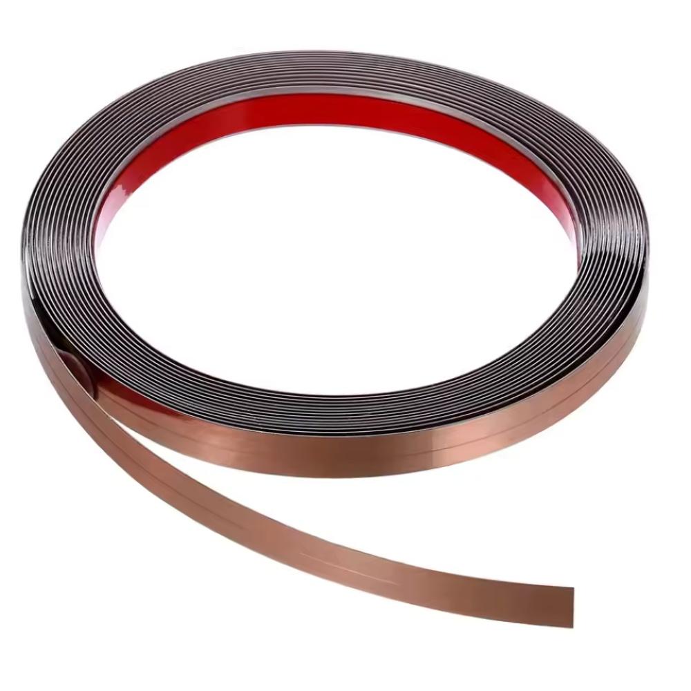 1pc 196.85inX0.39in PVC Wall Sticker Self-adhesive Flat Decorative Lines Strip Background Wall Study Ceiling Edging Wall Corner