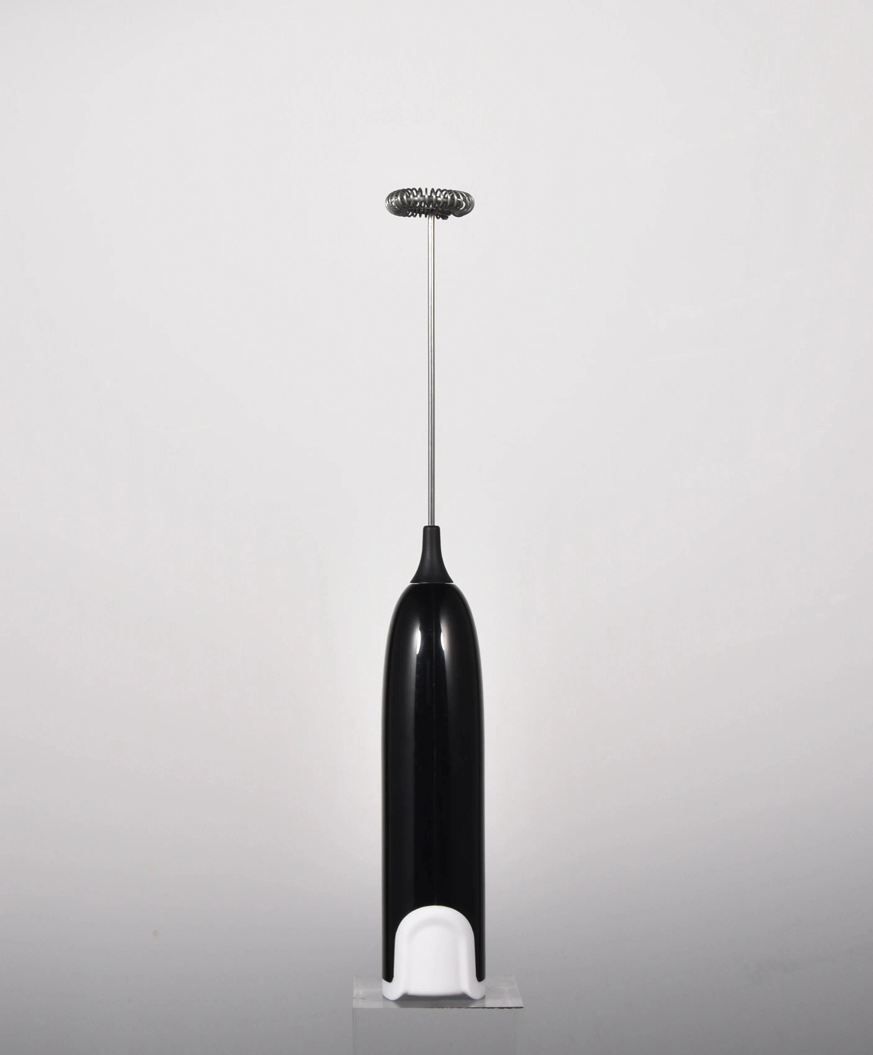 

Electric Milk Frother Handheld Coffee Foam Maker 12000RPM Stainless Steel Whisk Portable Easy Clean Battery Operated чорний