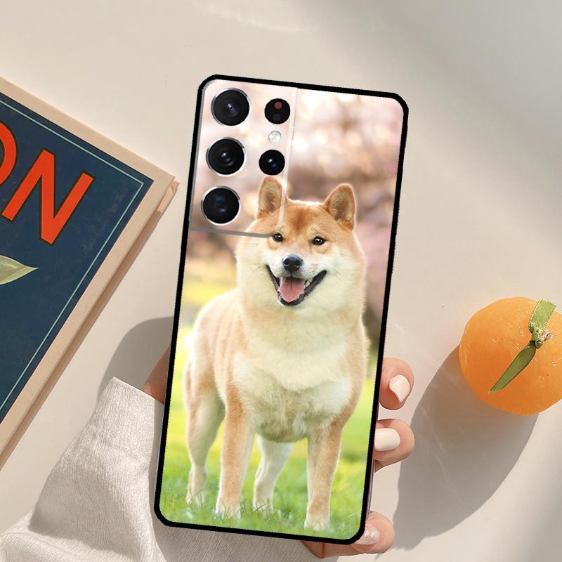 Animal Shiba Inu Dog Phone Case For Samsung Galaxy S25 S26 Ultra S24 S20 S21 S22 S23 Plus S10 S25 FE Back Cover