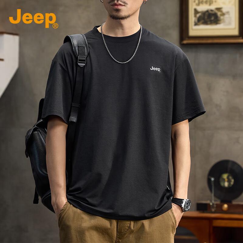JEEP Men's 7A Antibacterial Ice Silk T-Shirt