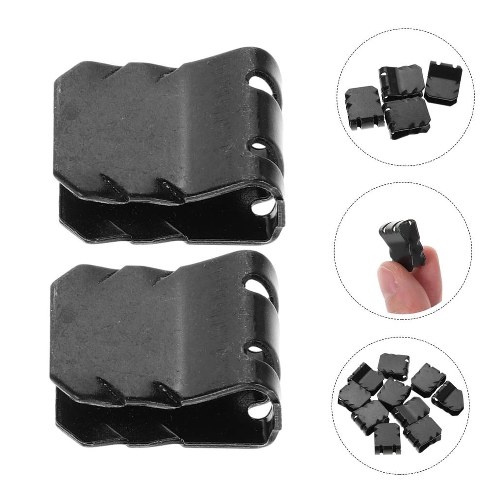 Mobestech 10pcs Fender Buckle Metal Clips and Fasteners Wire Cover Car Door Panel Buckle