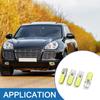 A ABSOPRO T10 CO-B LEDs Dashboard Light Interior W5W 2825 192 194 LED Light Silicone White (Set of 4)