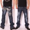 Vanson Skull Wing Distressed Denim Jeans with Embroidery Size 32 SP-B-14 (RCA)