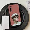 Renaissance A-Art  Phone Case Black Silicone Soft For Samsung S25,S24,S21,S22,S23,S30,Ultra,S20,Plus,Fe,Lite