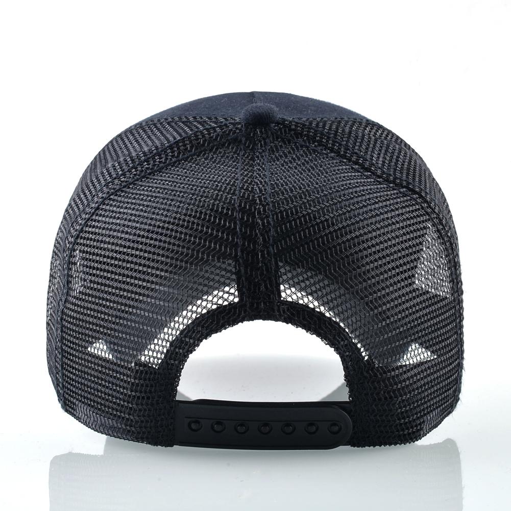 Modische Baseballkappe mit Stickerei Wolfs-Patch Snapback Hip Hop Trucker-Kappen Herren Damen Outdoor Atmungsaktive Schirmmütze