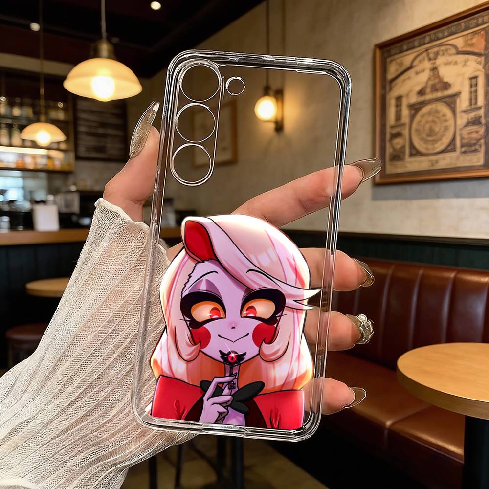 

H-Hazbin H-Hotel Чарли Морнингстар Чехол для телефона Samsung Galaxy A71,A70,A52,A51,A40,A30 Прозрачная крышка Samsung a52 a52S