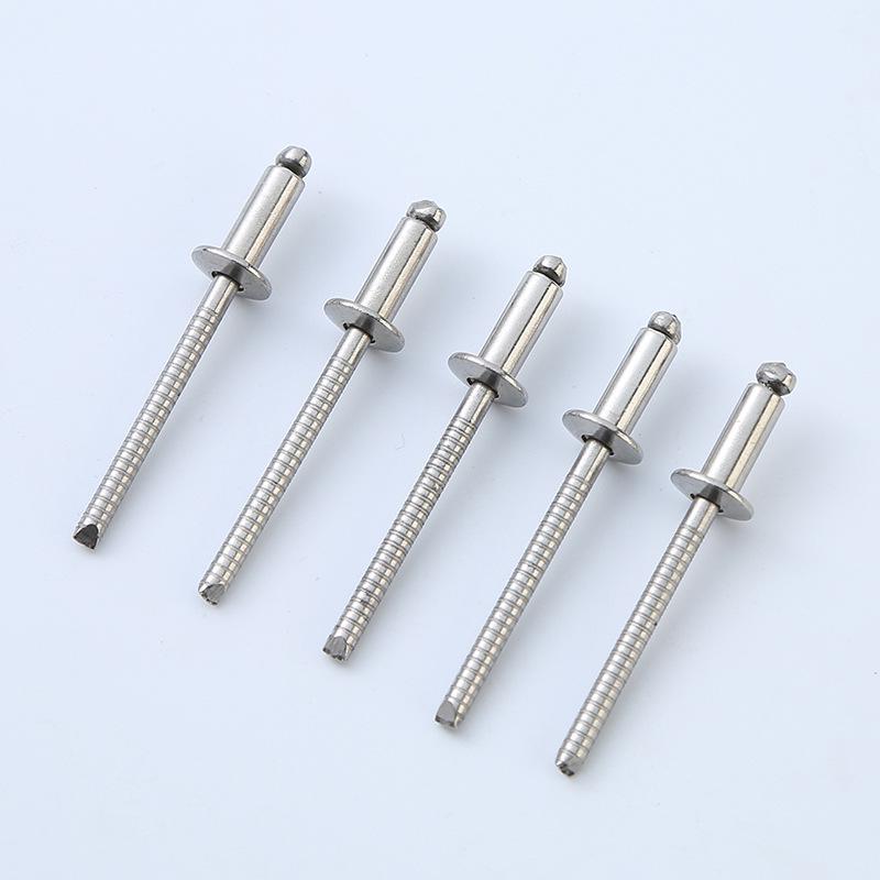 Stainless Steel Flat Head Open End Rivet Nut Cap