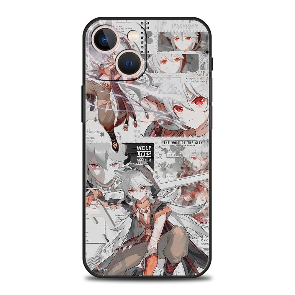 Genshin Impact Top Games Luxury Phone Case For iPhone 13 15 14 12 Mini 11 Pro MAX XR X SE XS 7 8 Plus Silicone Protection Cover