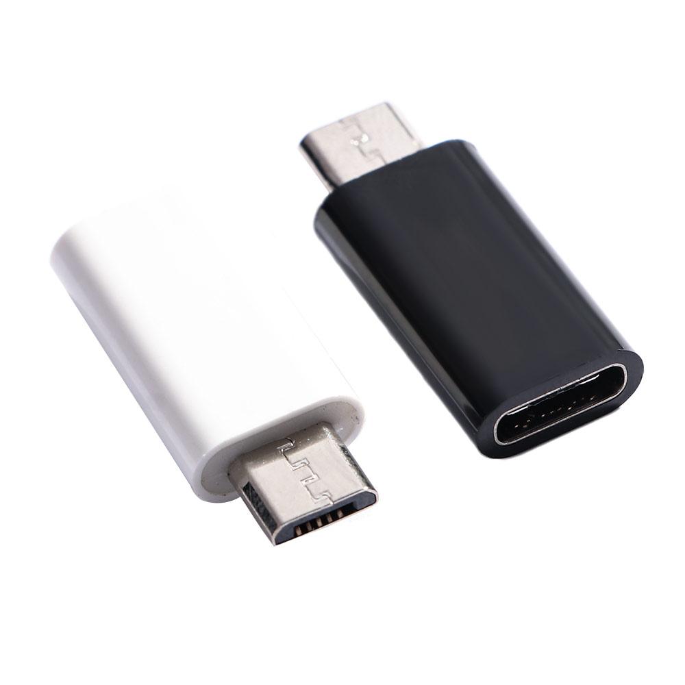Mini Tipo C Fêmea Android Conector Conversor Adaptador Tipo-C Para Micro USB