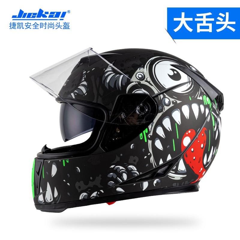 Full Face Motorcycle Helmet Men Women Cool Street Bike All Season DOT Approved