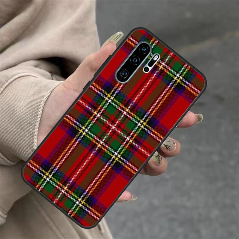 Clan Stewart Dress Tartan Plaid Case For Huawei Nova 10 SE 9 11 11i 8i 3i 5T Y60 Y70 Y90 Y61 Y91 P20 P30 Pro P40 Lite Cover