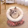 Pet Bed Warm Blanket Soft Handle Beautiful Cartoon Print Bag Sleep Pocket Bed Comfortable Nest