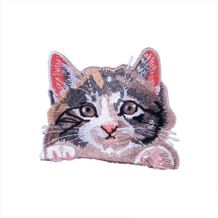 Trendy Cats Pattern Patches Personality Clothes Heat Transfer Appliques for Creative Craft Projects