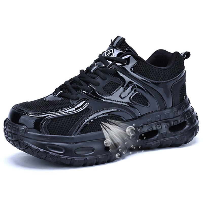 Fashion Women's Safety Shoes Anti-smash Anti Puncture Work Sneakers Steel Toe Shoes Breathable Lightweight Protection Shoes