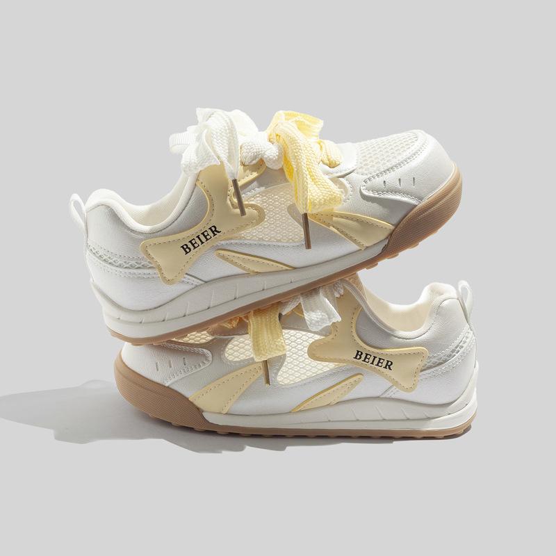 Soft-soled Heightening Women's Shoes All-match White Shoes Breathable Casual Shoes Fashion Daddy Shoes