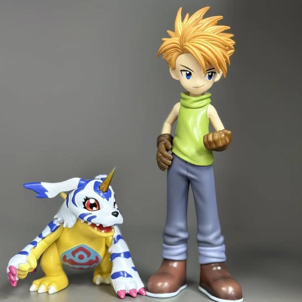 Digimon Adventure Serie Modellfigur Anime Taichi Agumon Yamato Gabumon Spielzeug Ornament Sammlung Kinder Geburtstagsgeschenk