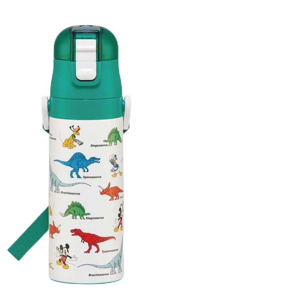 Skater Stainless Steel Water Bottle Direct Drinking 470ml Mickey Friends Dinosaur Child Friendly Lightweight Type Cold Storage Water Bottle Sports