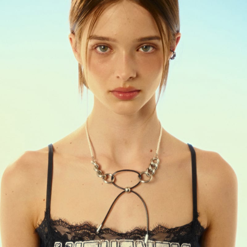 SENTIMENTS NO.503 [BLACK] NECKLACE